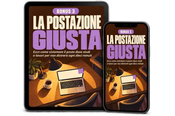 Copertina del bonus La Postazione Giusta
